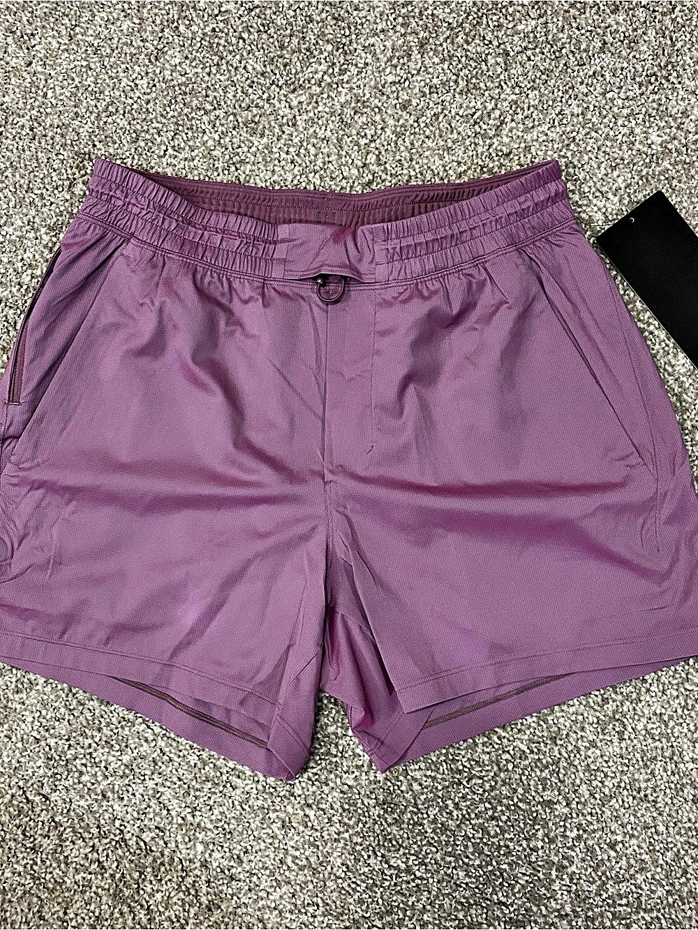 Lululemon Pace Breaker Short 5" LL *Iridescent Athletic Shorts Purple Medium